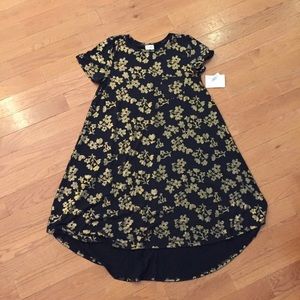 Lularoe Carly Metallic Floral